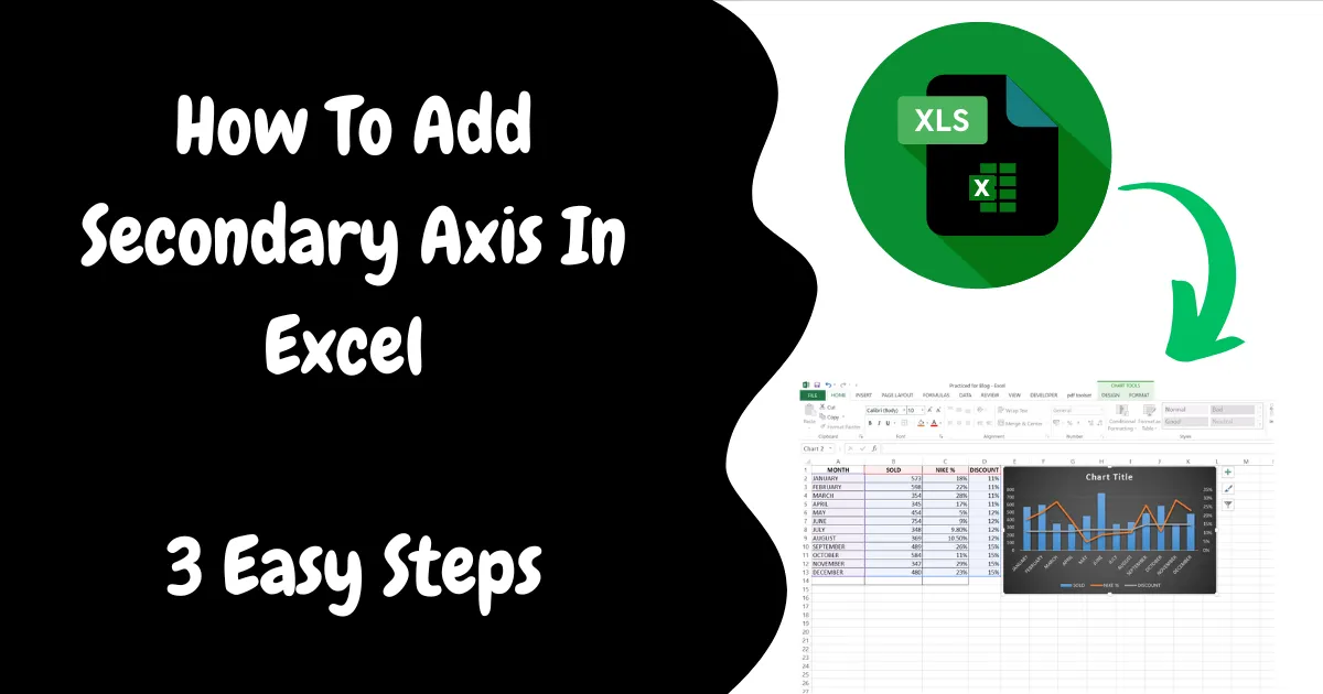 How To Add Secondary Axis In Excel